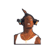 BROWN/WHITE LOC DOG PIN - Allstarelite.com