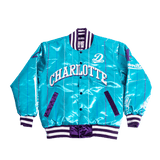CHARLOTTE DREAMVILLE BLUE SATIN JACKET - Allstarelite.com
