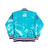 CHARLOTTE DREAMVILLE BLUE SATIN JACKET - Allstarelite.com