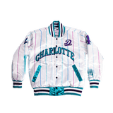 CHARLOTTE DREAMVILLE WHITE SATIN JACKET - Allstarelite.com