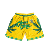CHEECH & CHONG BASKETBALL SHORTS GREEN - Allstarelite.com