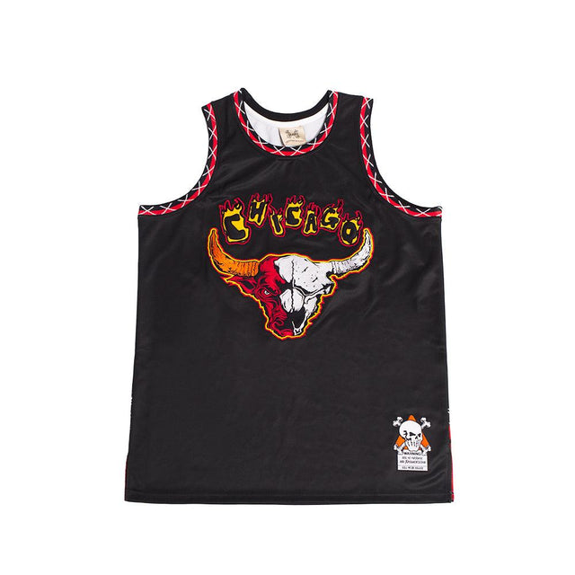 CHICAGO IN FLAMES BASKETBALL JERSEY - Allstarelite.com