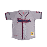 CLEVELAND BUCKEYES GREY BUTTON DOWN JERSEY - Allstarelite.com
