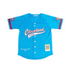 CLEVELAND CUBS BUTTON DOWN BATTING PRACTICE JERSEY ROYAL - Allstarelite.com