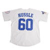 CRENSHAW 60 NIPSEY HUSSLE BASEBALL JERSEY WHITE - Allstarelite.com