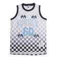 CRENSHAW CHECKER FLAG BASKETBALL JERSEY WHITE - Allstarelite.com