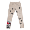 CROSS STUDDED ECRU - Allstarelite.com