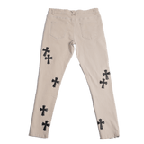 CROSS STUDDED ECRU - Allstarelite.com