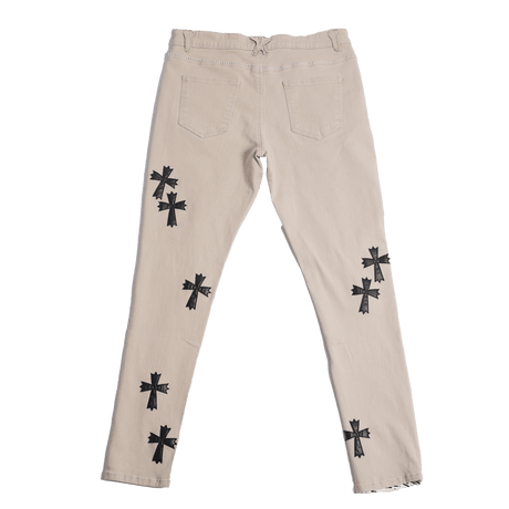 CROSS STUDDED ECRU - Allstarelite.com
