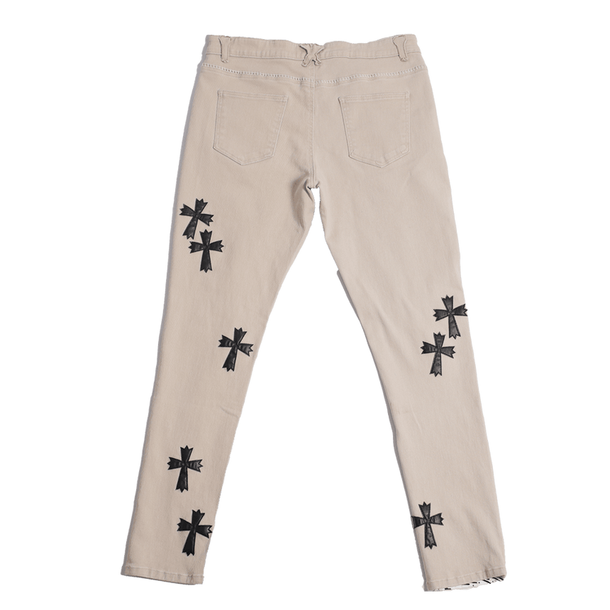 CROSS STUDDED ECRU - Allstarelite.com