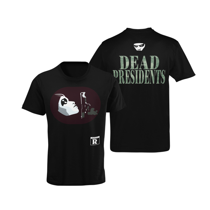 DEAD PRESIDENTS MASKED GUN TSHIRT - Allstarelite.com