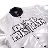 Dead Presidents Satin Jacket White With Green Interior - Allstarelite.com