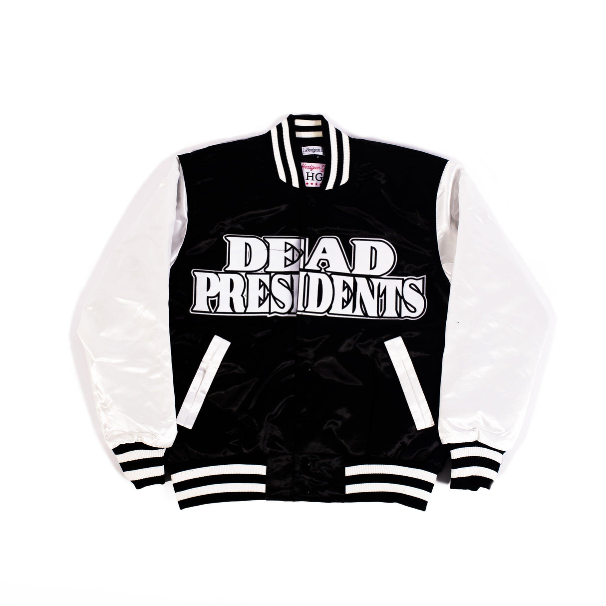 Dead Presidents Youth Satin Jacket Black/White - Allstarelite.com