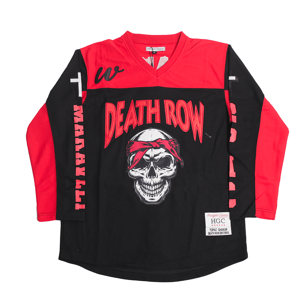 DEATH ROW RECORDS HOCKEY JERSEY IN BLACK – Allstarelite.com