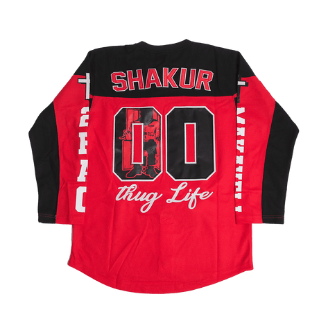 DEATH ROW RECORDS YOUTH HOCKEY JERSEY RED - Allstarelite.com