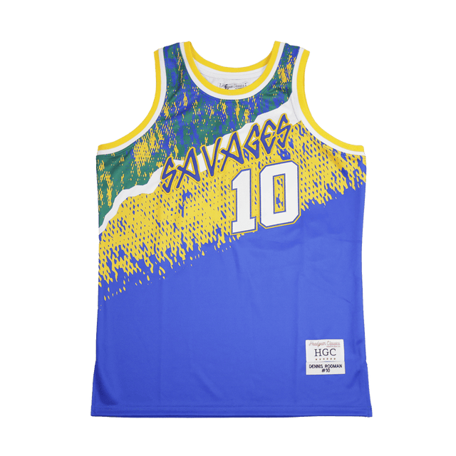 DENNIS RODMAN ALTERNATE HIGHSCHOOL BASKETBALL JERSEY MULTICOLOR - Allstarelite.com