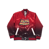 Dennis The Menace Red Gradient Satin Jacket - Allstarelite.com