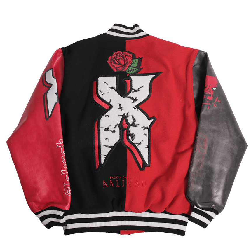 DMX AALIYAH BACK IN ONE PIECE VARSITY JACKET - Allstarelite.com
