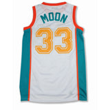 Flint Tropics Jackie Moon White Basketball Jersey - Allstarelite.com