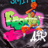 Fresh Prince Fresh Air Graffiti Satin Jacket Black - Allstarelite.com