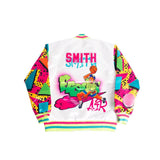 FRESH PRINCE FRESH AIR GRAFFITI YOUTH SATIN JACKET WHITE - Allstarelite.com