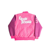 Fresh Prince of Bel-Air Academy Varsity Jacket In Pink - Allstarelite.com