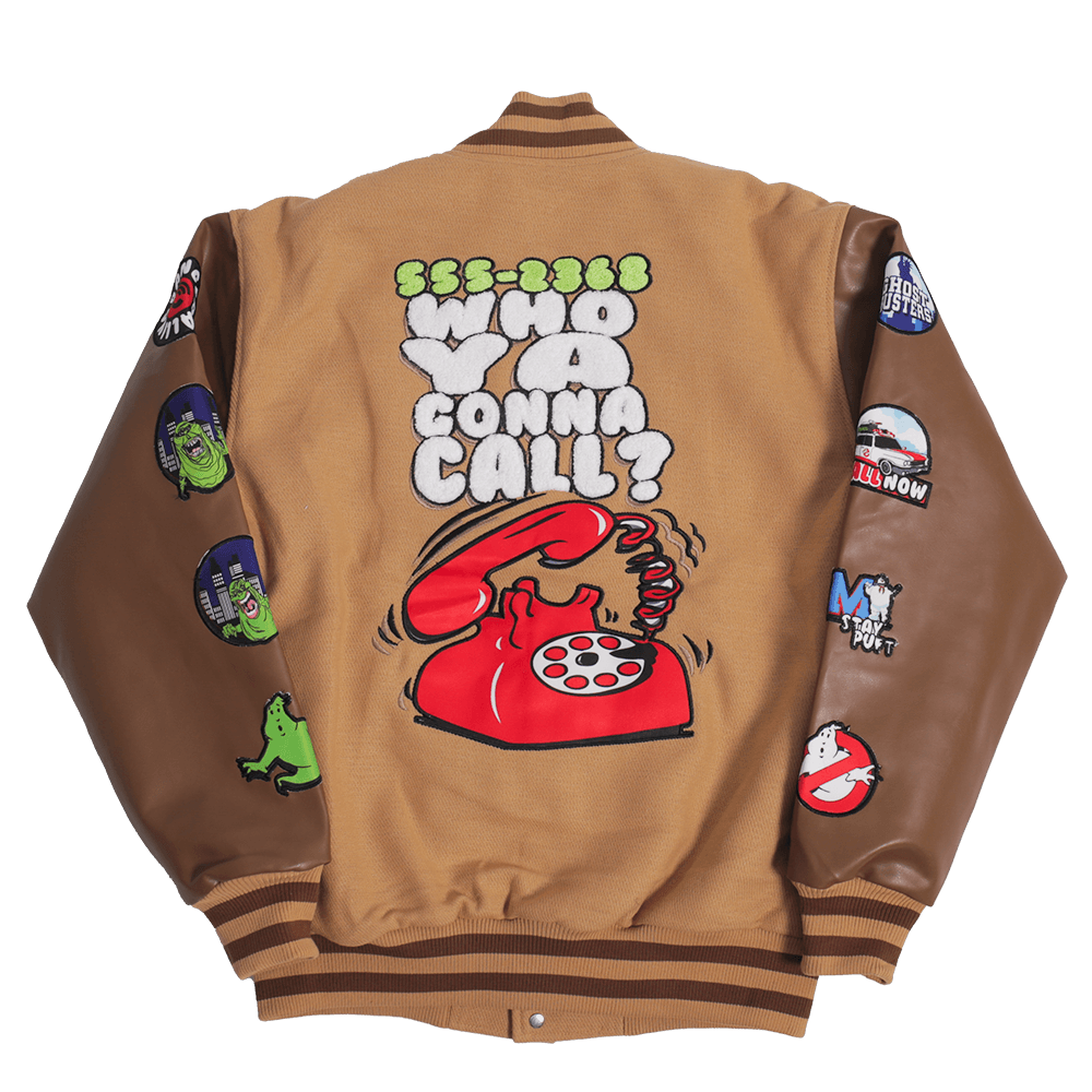 GHOSTBUSTERS SERVICE CALL VARSITY JACKET - Allstarelite.com