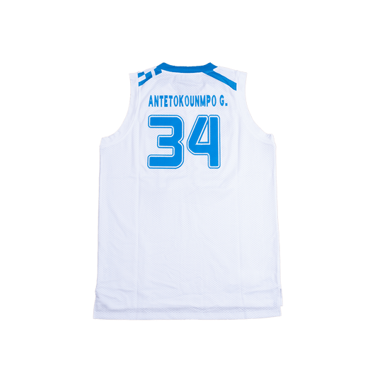 GIANNIS HELLAS TEAM GREECE AUTHENTIC BASKETBALL JERSEY - Allstarelite.com