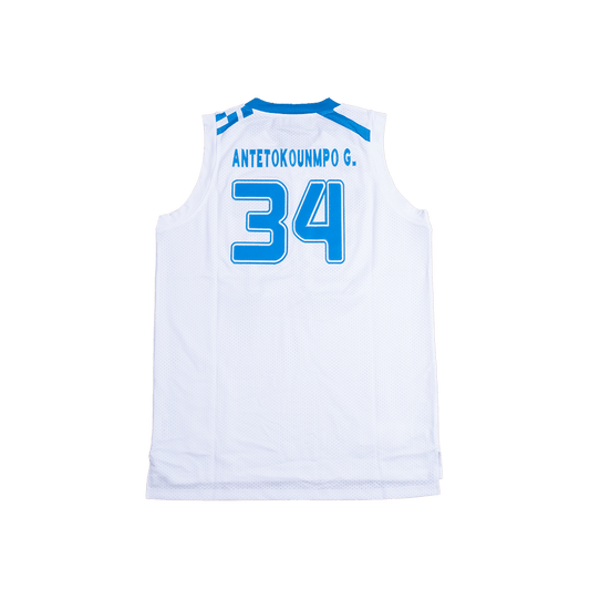 GIANNIS HELLAS TEAM GREECE YOUTH AUTHENTIC BASKETBALL JERSEY - Allstarelite.com