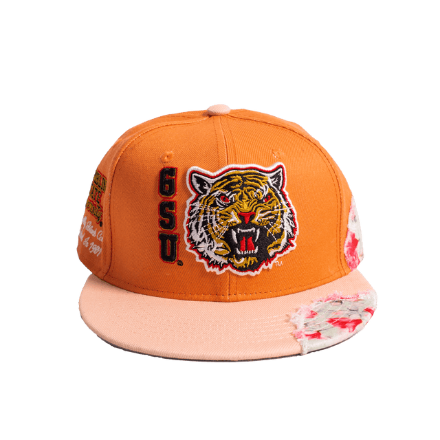 GRAMBLING STATE UNIVERSITY FRAYED FITTED HAT - Allstarelite.com
