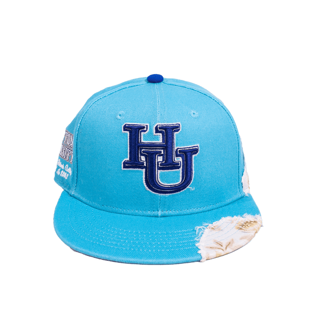 HAMPTON UNIVERSITY FRAYED FITTED HAT - Allstarelite.com