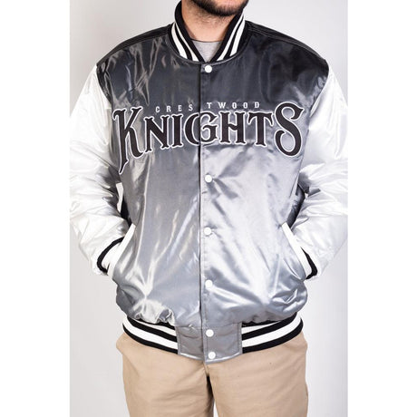 JA MORANT HIGH SCHOOL BLK/WHT BASKETBALL SATIN JACKET - Allstarelite.com