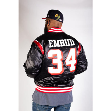 JOEL EMBIID HIGH SCHOOL BASKETBALL SATIN JACKET - Allstarelite.com