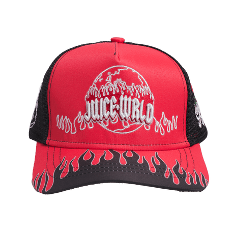 JUICE WRLD FIGHTING DEMONS TRUCKER HAT - Allstarelite.com