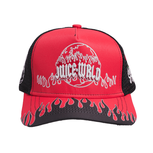 JUICE WRLD FIGHTING DEMONS TRUCKER HAT - Allstarelite.com