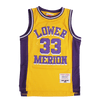 Kobe Bryant Yellow Lower Merion Alternate High School Basketball Jersey - Allstarelite.com