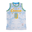 KOBE CRENSHAW BASKETBALL JERSEY BLUE MARBLE - Allstarelite.com