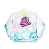 KOD J COLE YOUTH SATIN JACKET WHITE - Allstarelite.com