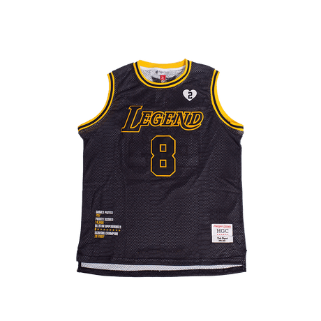 LEGEND MAMBA BLACK & YELLOW BASKETBALL JERSEY - Allstarelite.com