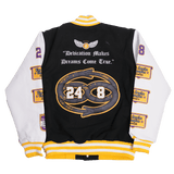 LOS ANGELES CHAMPION BLACK VARSITY JACKET - Allstarelite.com