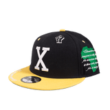 MALCOLM X BLACK FITTED HAT - Allstarelite.com