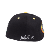 MALCOLM X BLACK FITTED HAT - Allstarelite.com
