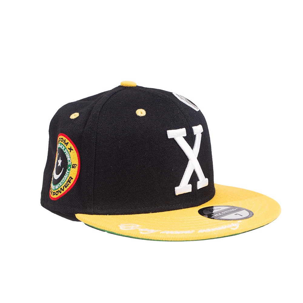 MALCOLM X BLACK FITTED HAT Allstarelite