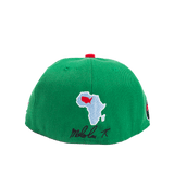 MALCOLM X GREEN FITTED HAT - Allstarelite.com