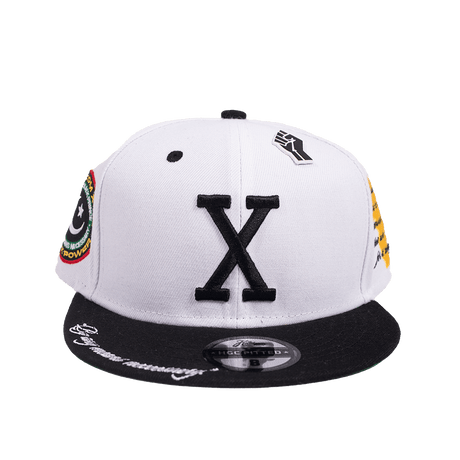 MALCOLM X WHITE FITTED HAT - Allstarelite.com