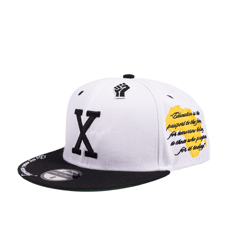 MALCOLM X WHITE FITTED HAT - Allstarelite.com