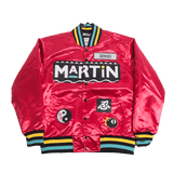 MARTIN DRAGON FLY JONES SATIN JACKET RED - Allstarelite.com