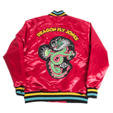 MARTIN DRAGON FLY JONES SATIN JACKET RED - Allstarelite.com