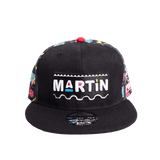 MARTIN DRAGONFLY JONES BLACK FITTED HAT - Allstarelite.com