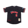 MEMPHIS RED SOX BUTTON DOWN BATTING PRACTICE JERSEY BLACK - Allstarelite.com